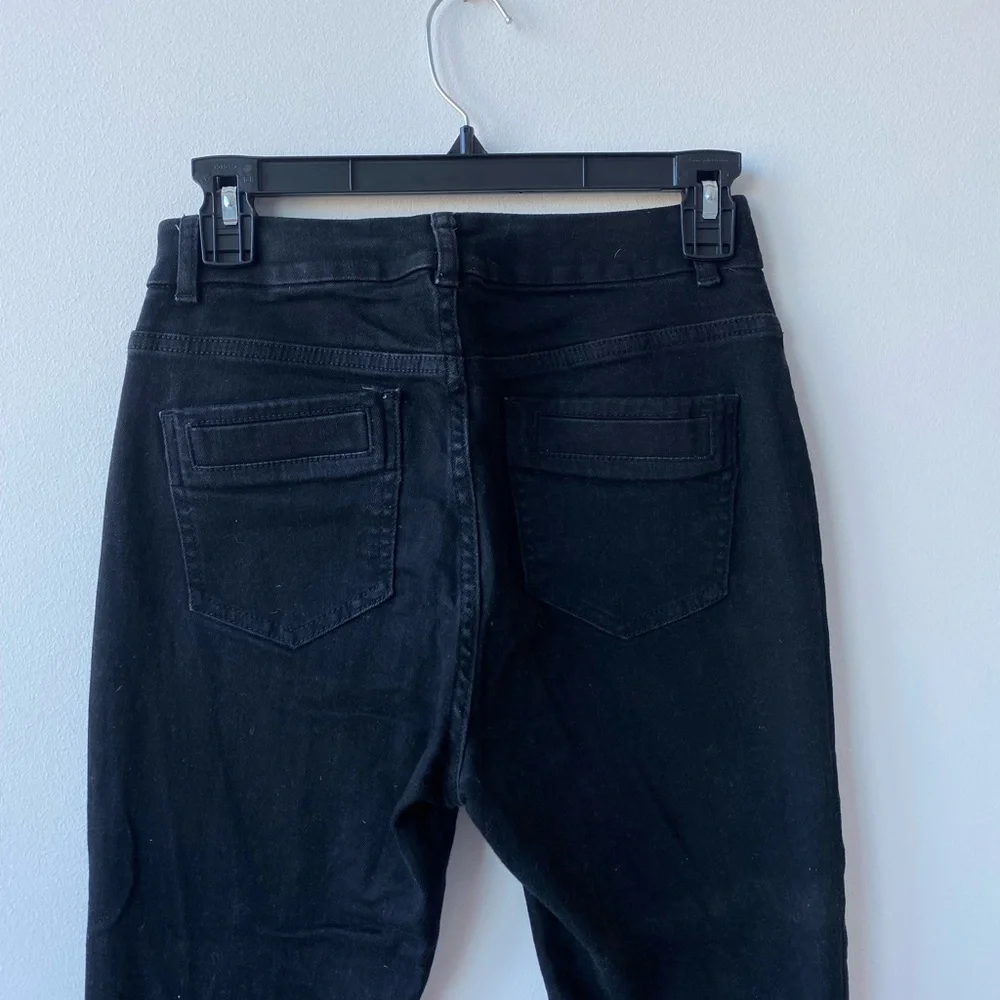 ASOS boot cut high rise black jean - Picture 3 of 7
